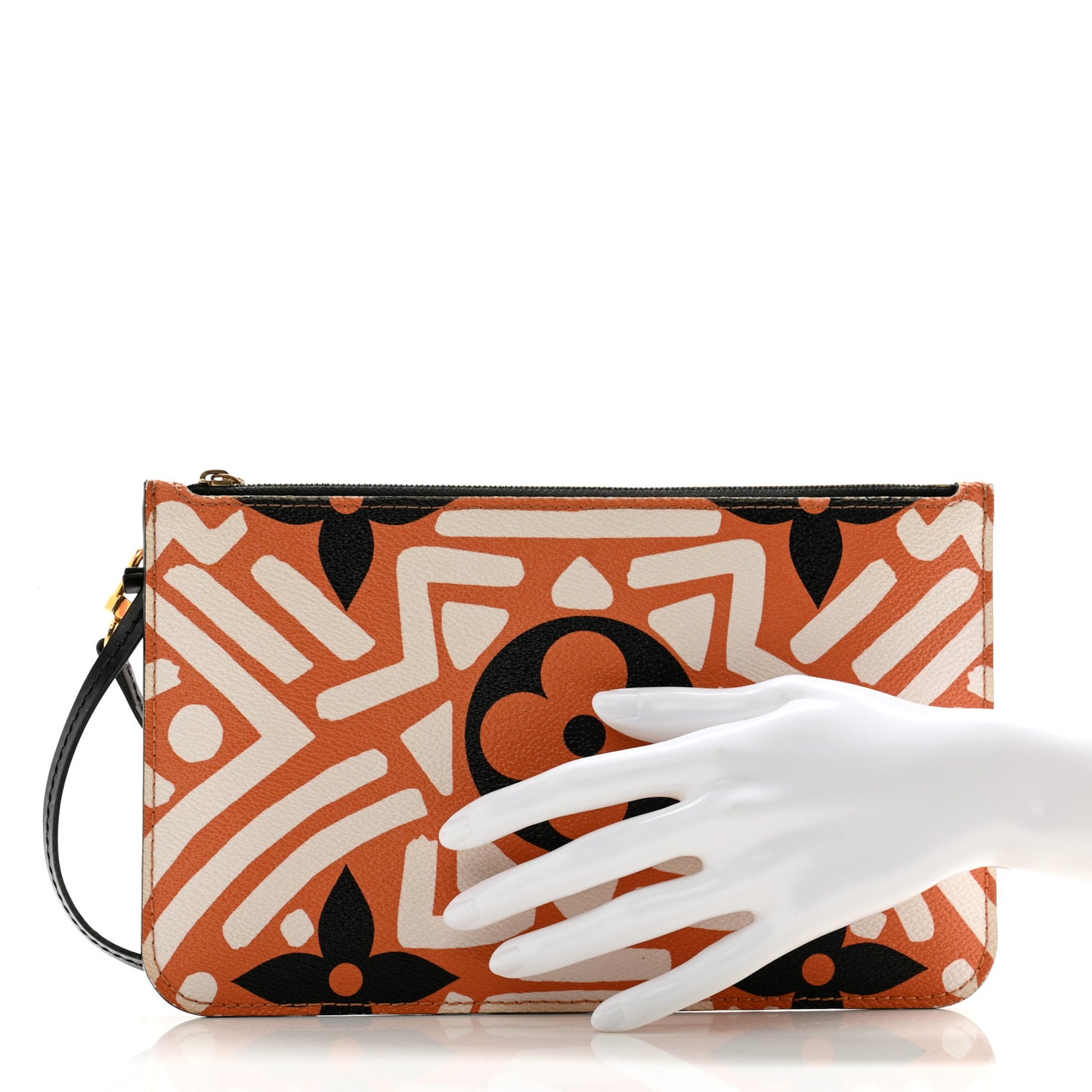 Monogram Giant Crafty Neverfull MM GM Pochette Creme Caramel