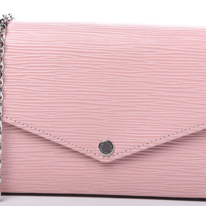 Louis Vuitton Epi Pochette Felicie Rose Ballerine 11 of 12