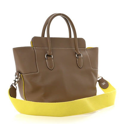 Hermes Swift Verso Toolbox 26 Etoupe Lime 3 of 16