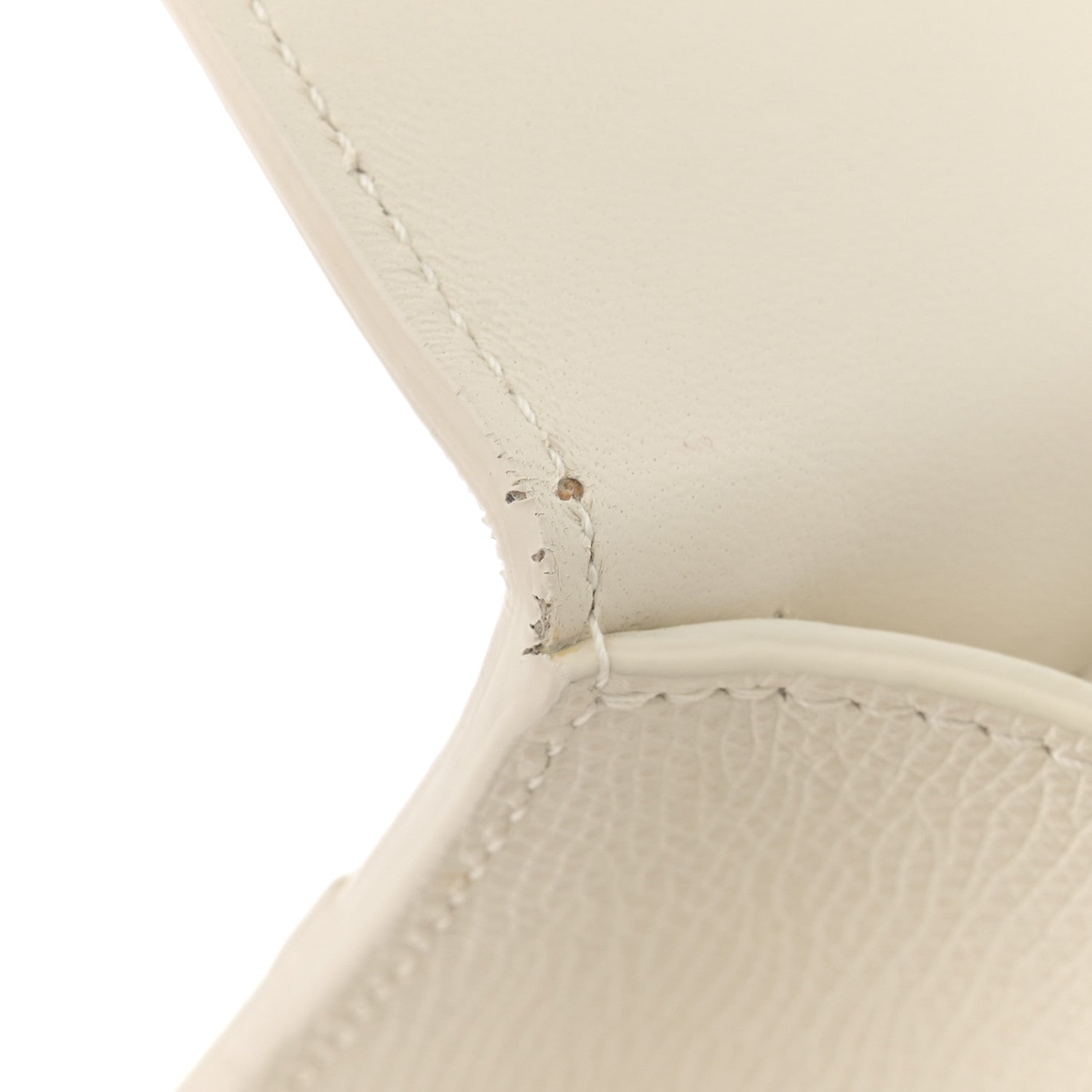 Christian Dior Grained Calfskin 30 Montaigne Flap Bag White 11 of 13