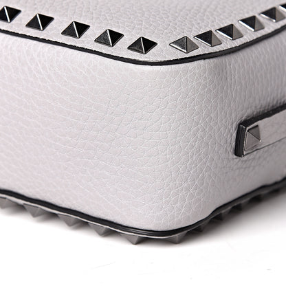 Valentino Garavani Calfskin Rockstud Camera Crossbody Bag Stone 9 of 9