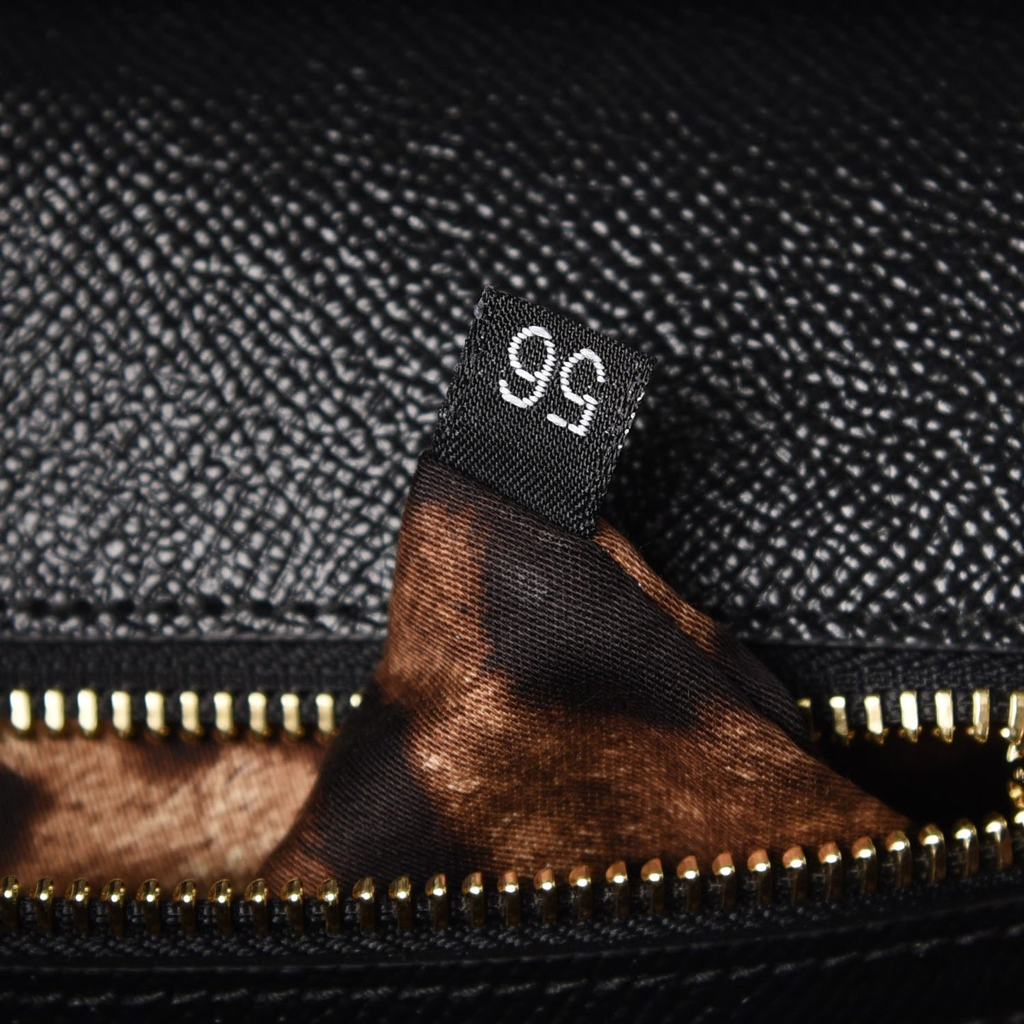 Dauphine Printed Medium Miss Sicily Satchel Black