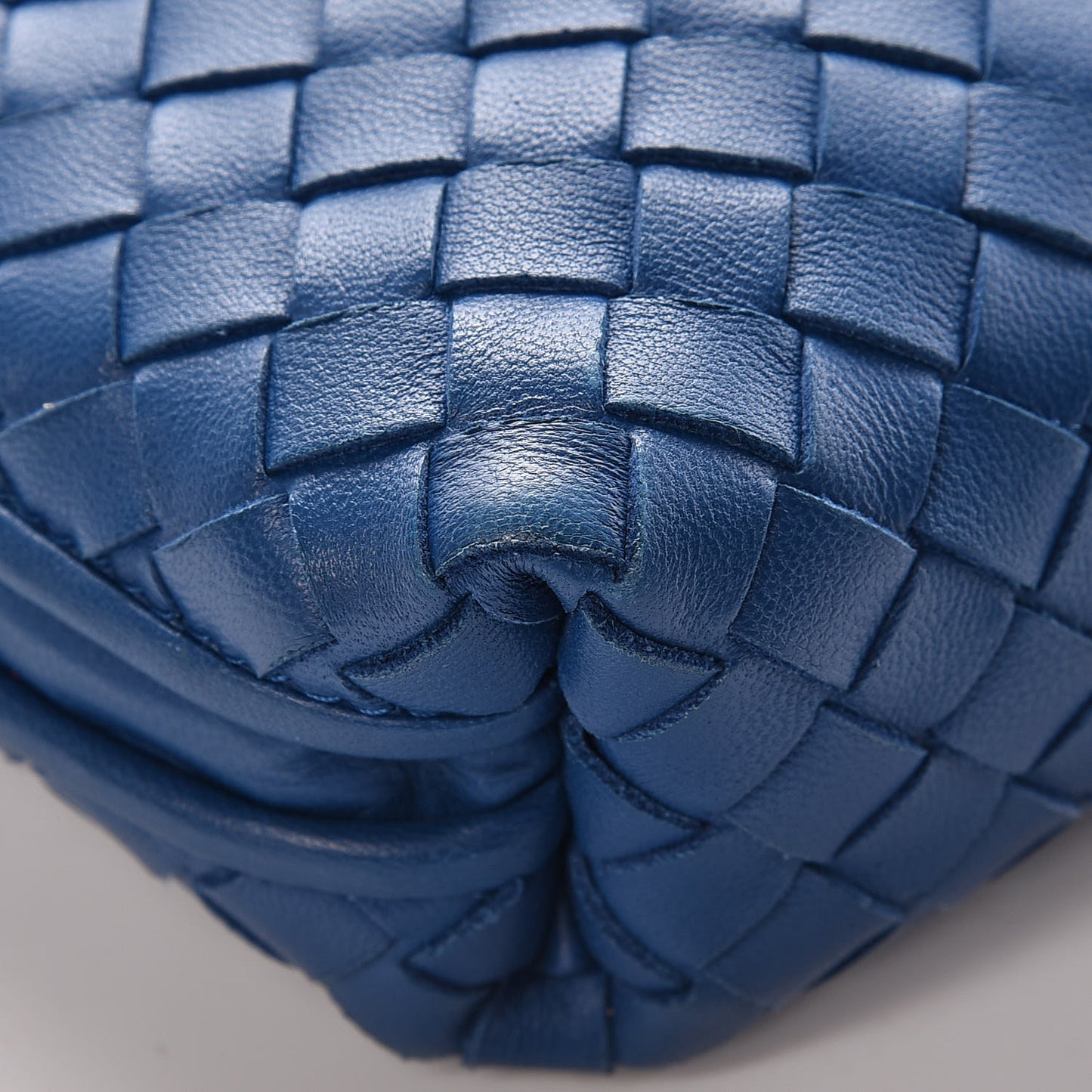 Nappa Intrecciato Pillow Crossbody Messenger Bleuette