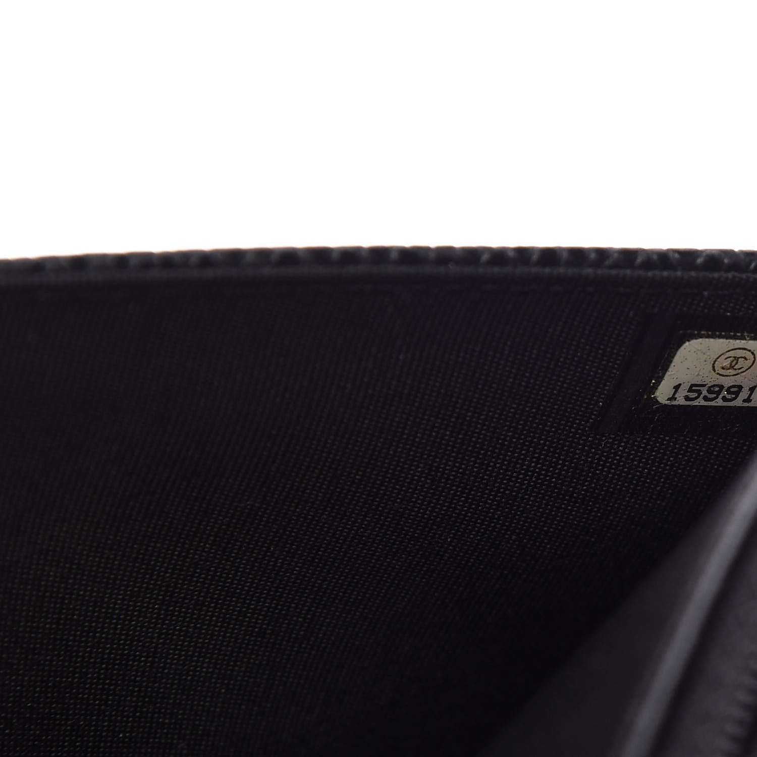 Chanel Caviar Timeless CC Wallet On Chain WOC Black 10 of 11