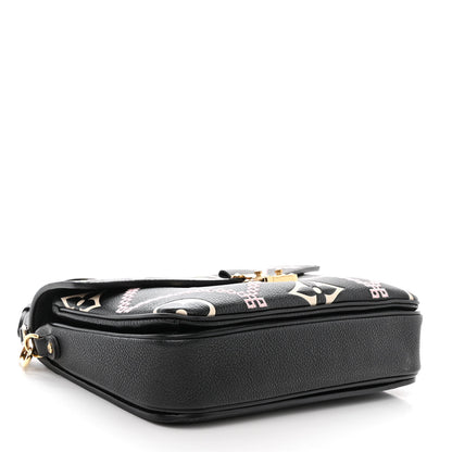 Louis Vuitton Empreinte Monogram Giant Broderies Pochette Metis Black 4 of 10