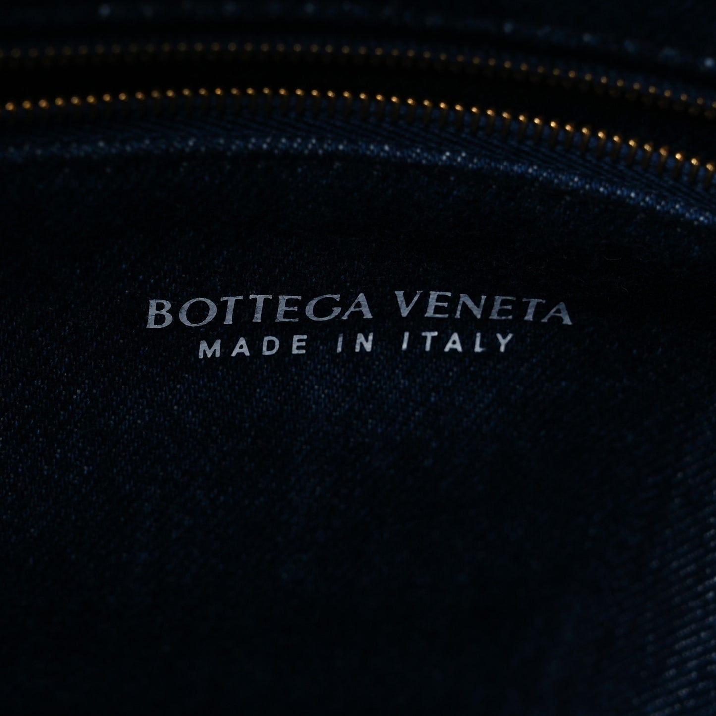 Denim Nappa Intrecciato Large Hop Abyss Indigo