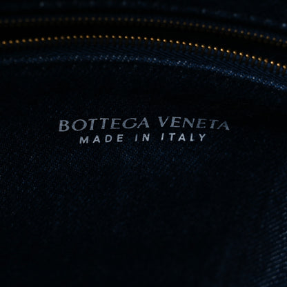 Bottega Veneta Denim Nappa Intrecciato Large Hop Abyss Indigo 6 of 9