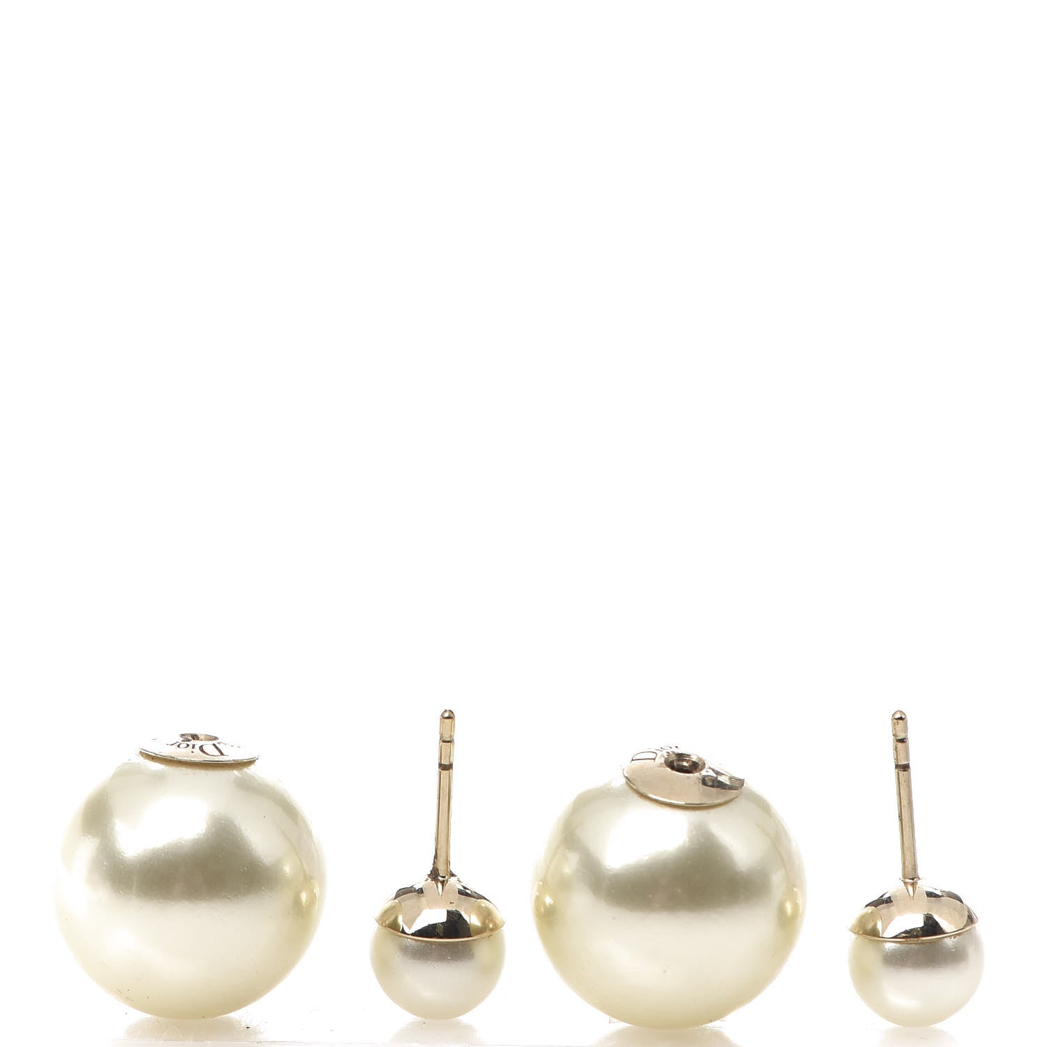 Christian Dior Pearl Mise En Dior Tribal Earrings 3 of 5