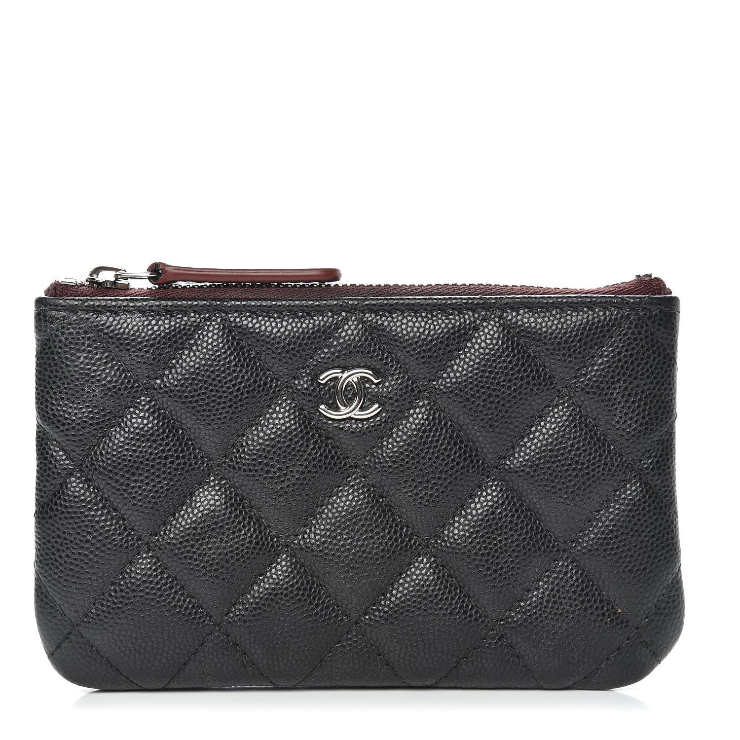 Chanel Caviar Quilted Small Cosmetic Case Black 1 of 8