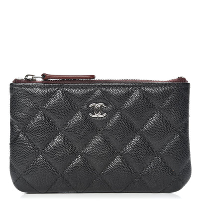 Chanel Caviar Quilted Small Cosmetic Case Black 1 of 8