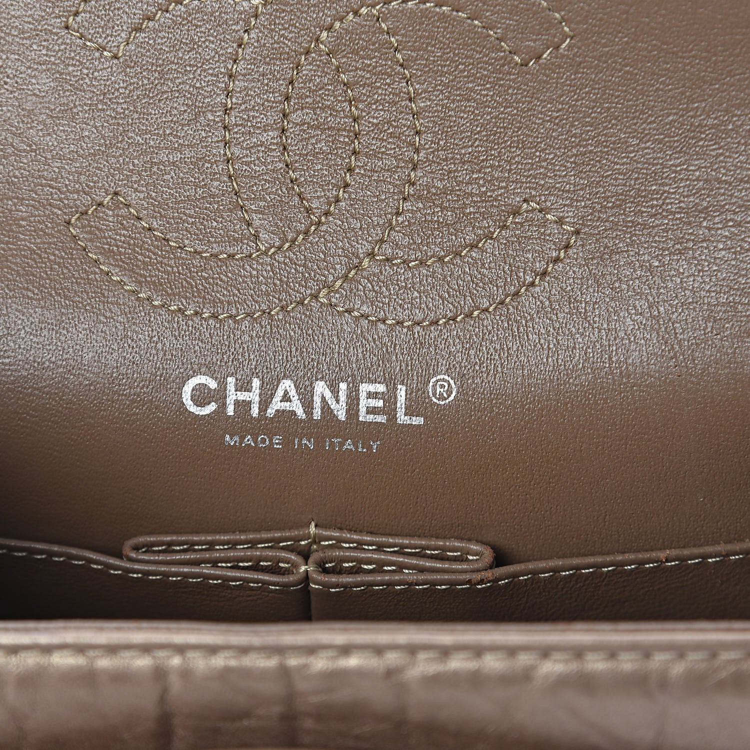 Chanel Metallic Calfskin Quilted 2.55 Reissue 224 Flap Gold 9 of 10