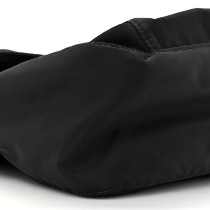 Prada Re-Nylon Vela Saffiano Pocket Single Buckle Messenger Shoulder Bag Black 9 of 9