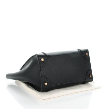 Celine Smooth Calfskin Mini Luggage Black 4 of 7