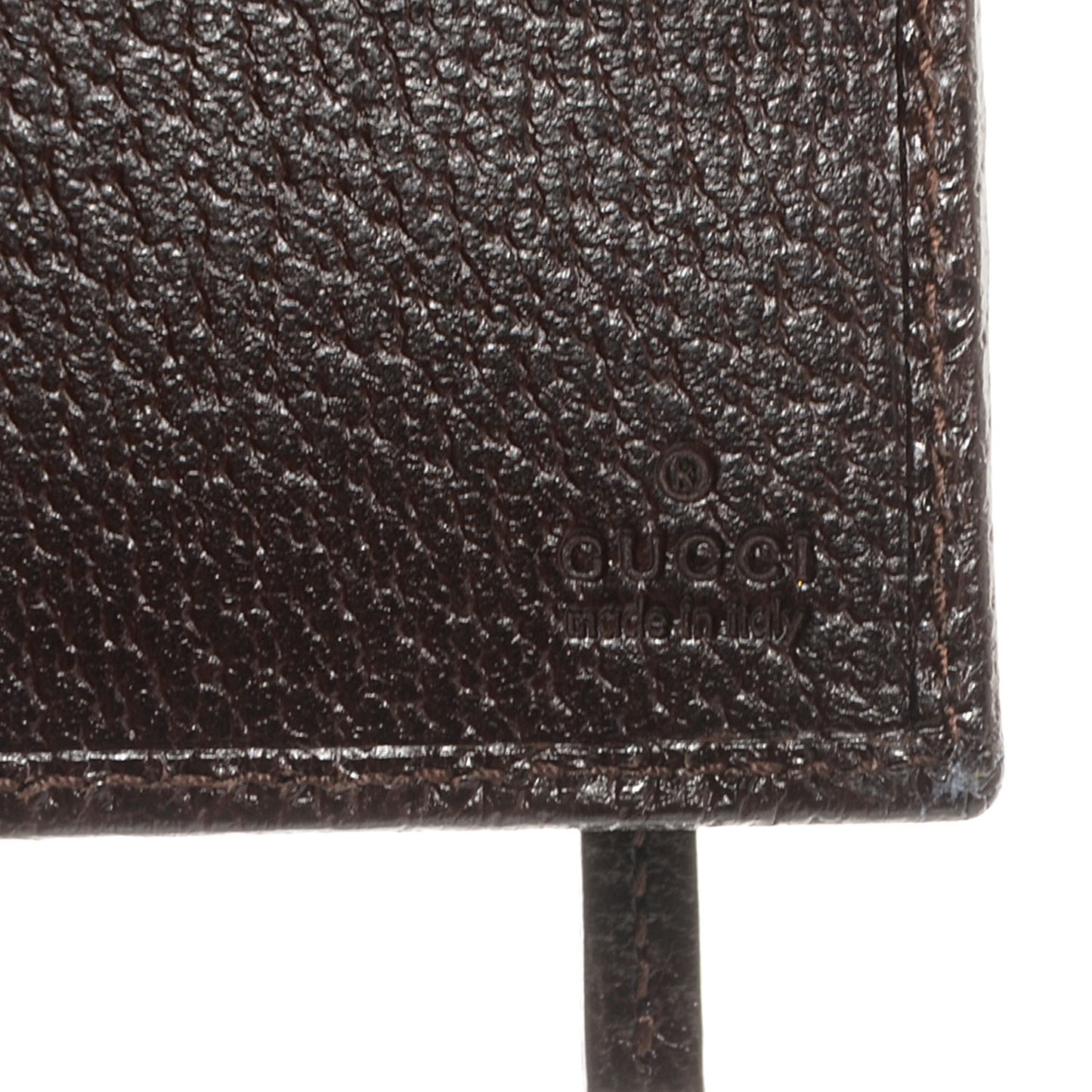Monogram Calfskin Ladies Web Continental Wallet Beige Ebony Cocoa