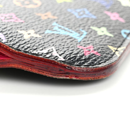 Louis Vuitton Monogram Multicolor Key Pouch Black Grenade 12 of 14