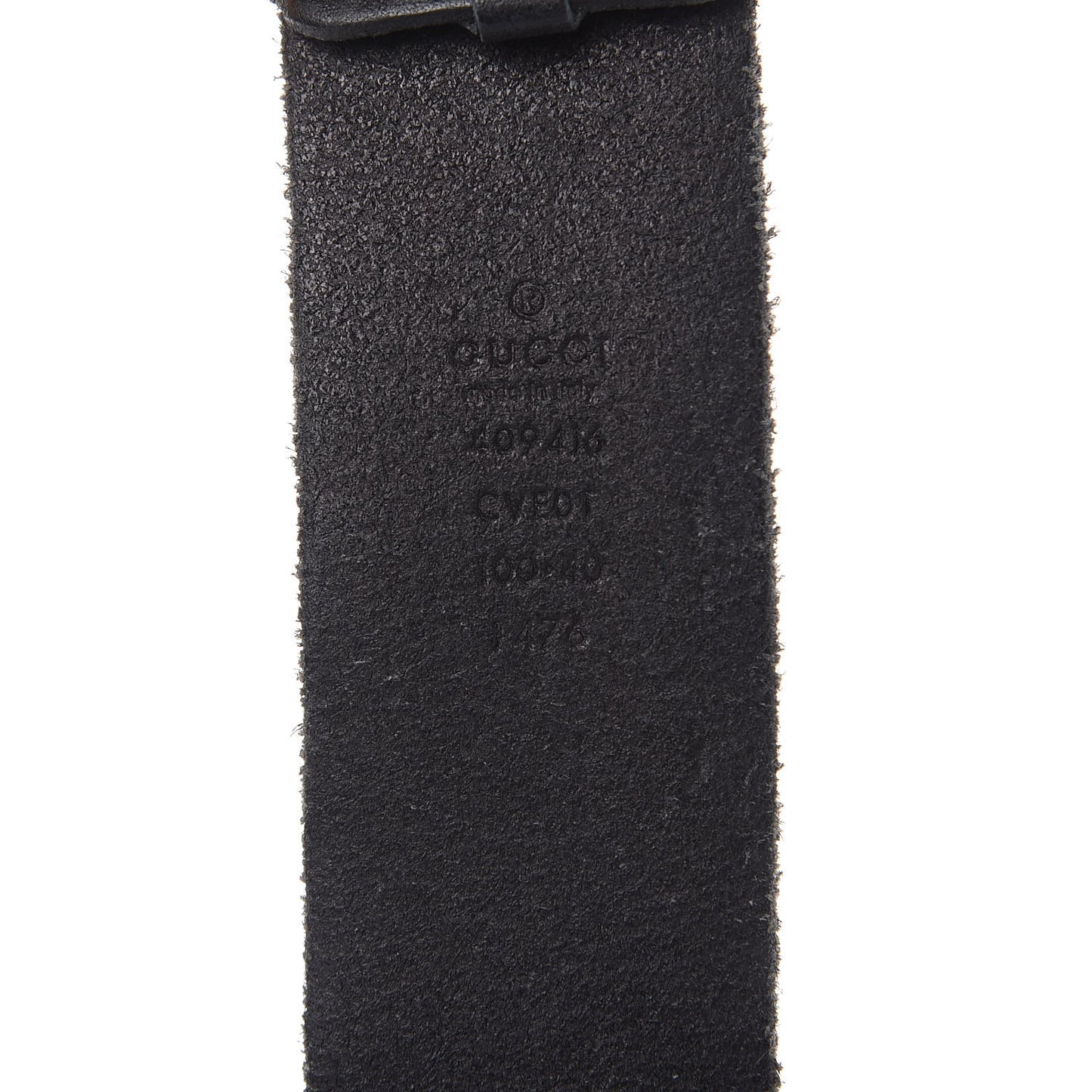 Faded Calfskin Double G 40mm Belt 100 40 Black