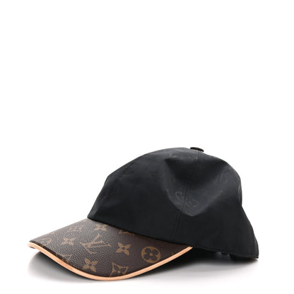 Louis Vuitton Polyester Silk Monogram LV Get Ready Cap L Black 1 of 8