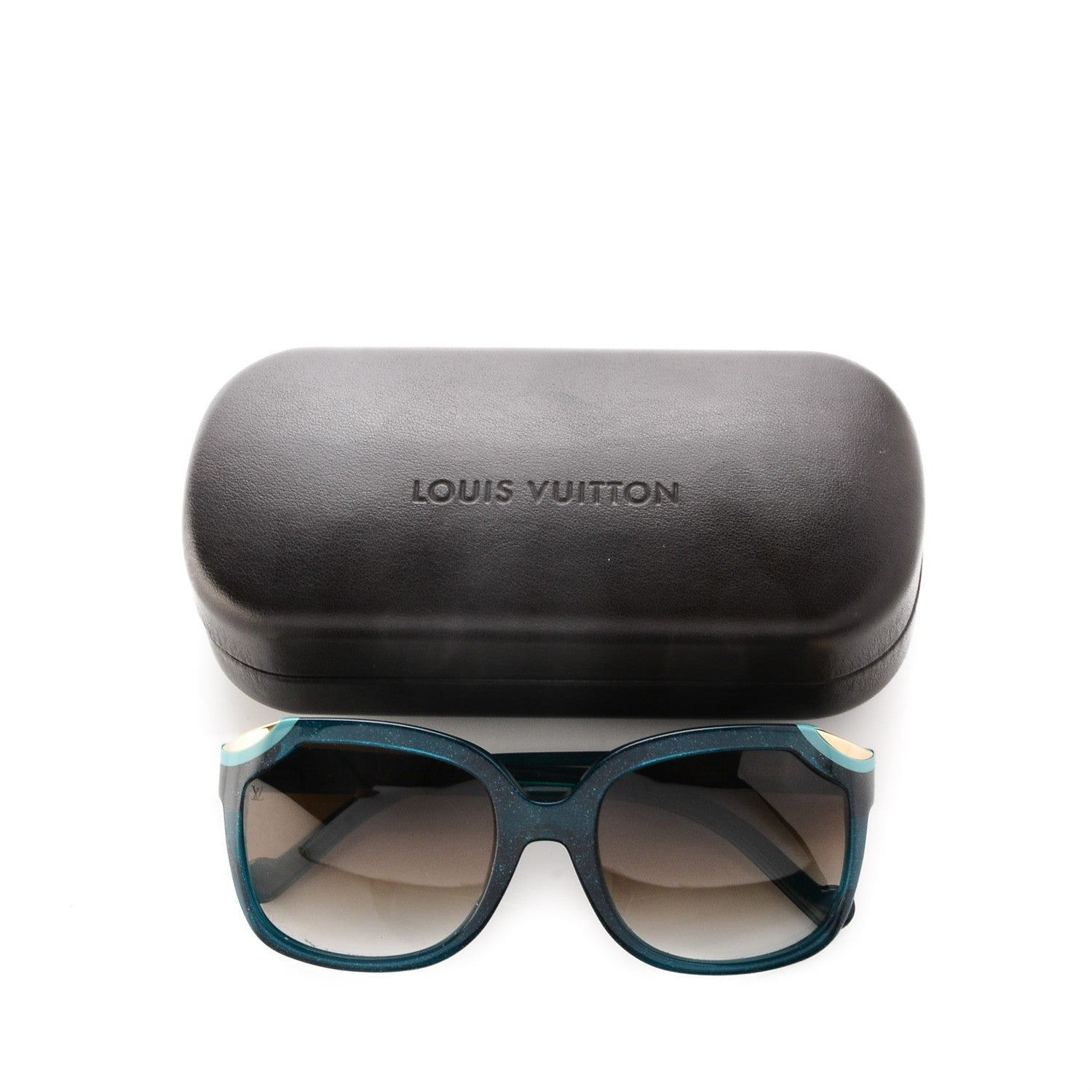 Louis Vuitton Ivy Cat Sunglasses Z0727E Petrole Blue 2 of 8
