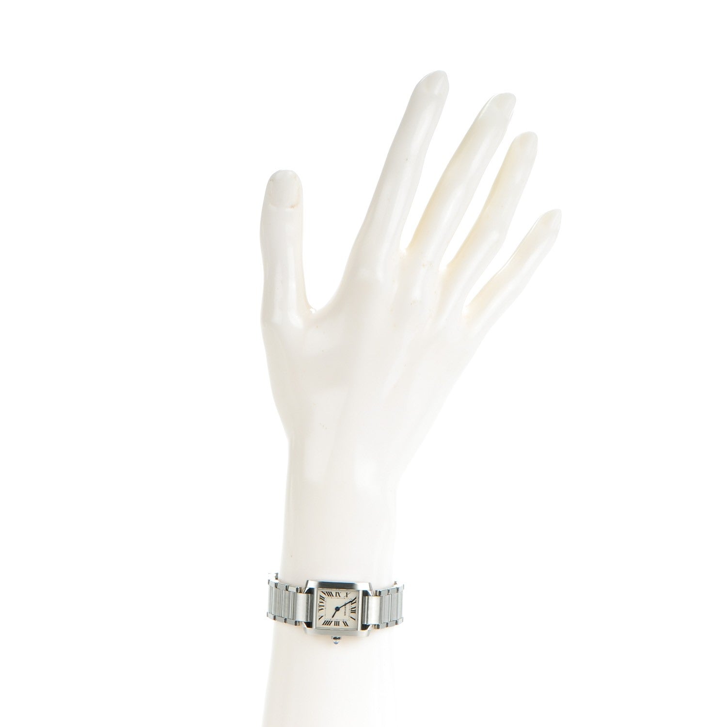 Cartier Stainless Steel 20mm Tank Francaise Quartz Watch 3 of 7