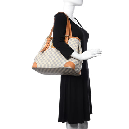 Louis Vuitton Damier Azur Hampstead MM 2 of 14