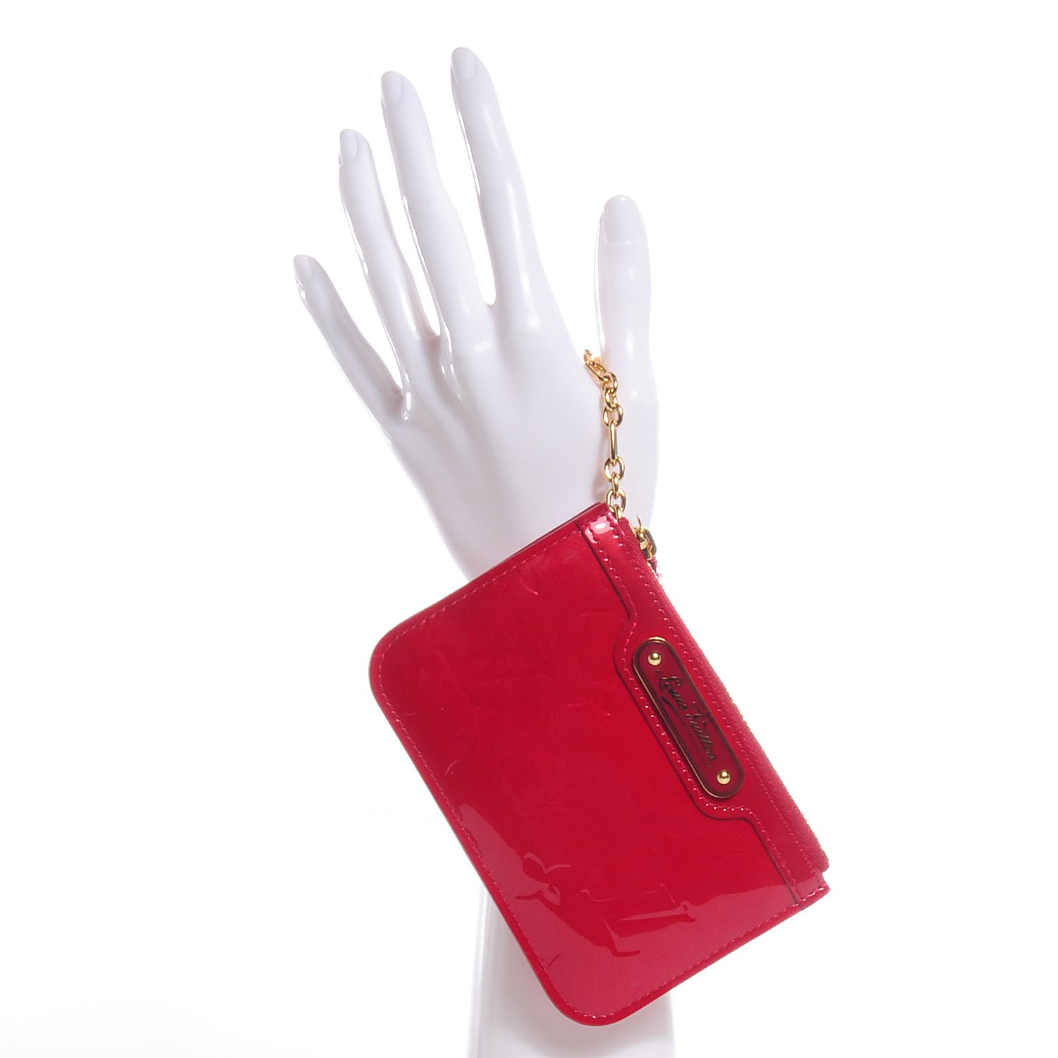 Louis Vuitton Vernis Key Pouch Pomme D'Amour 2 of 8