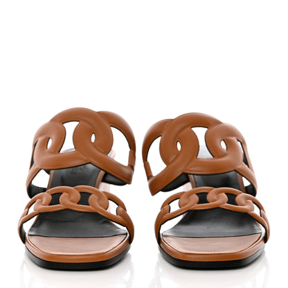 Hermes Nappa Figari 55 Sandals 36 Naturel 2 of 10