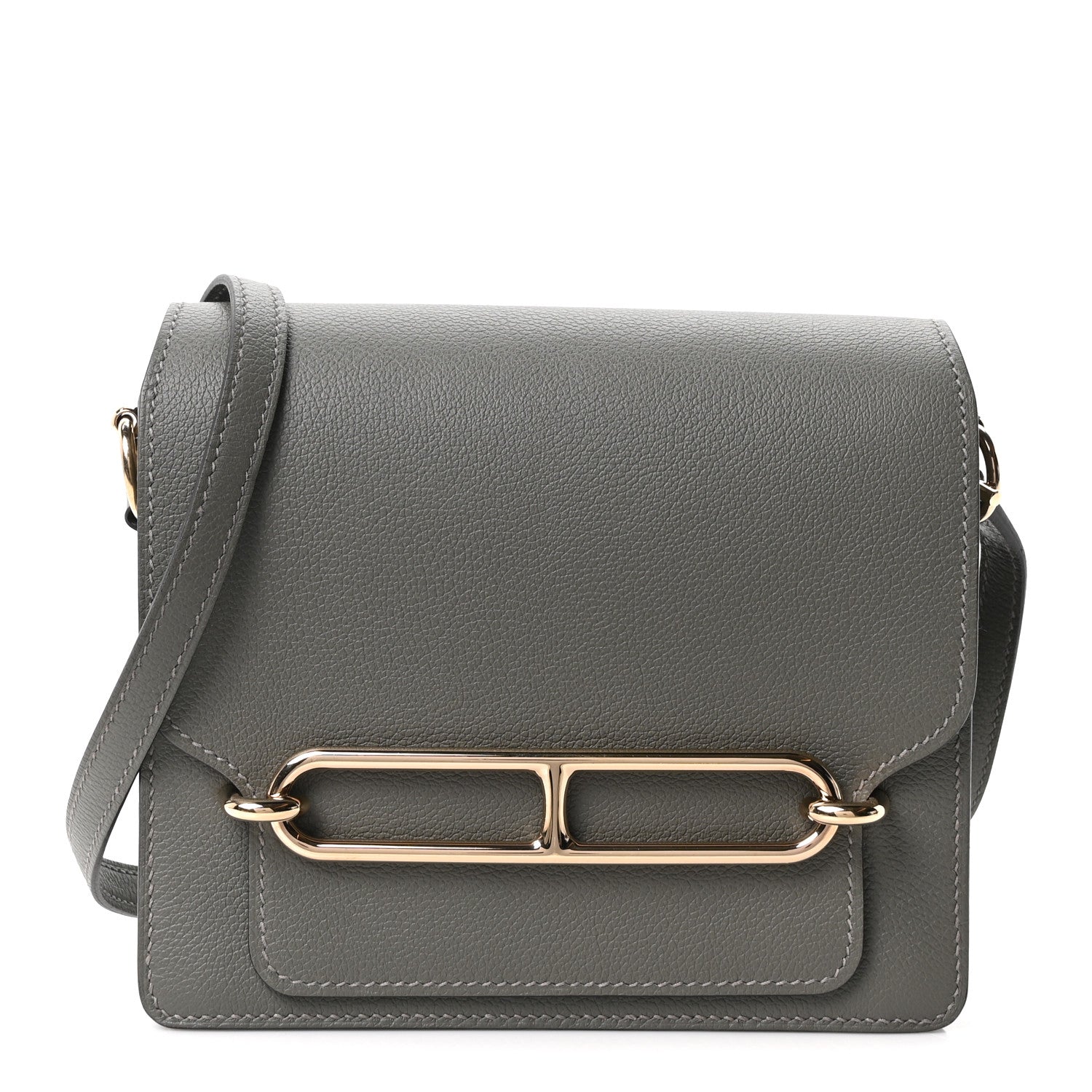 Hermes Evercolor Mini Sac Roulis Gris Meyer 1 of 9