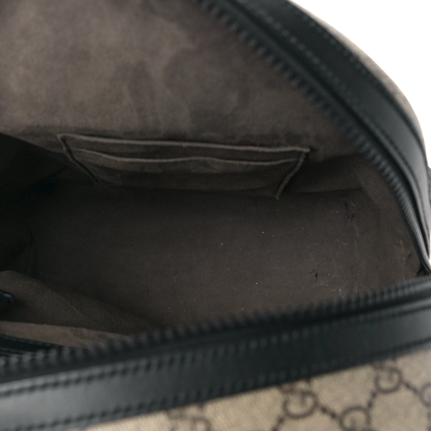 GG Supreme Monogram Small Eden Day Backpack Black