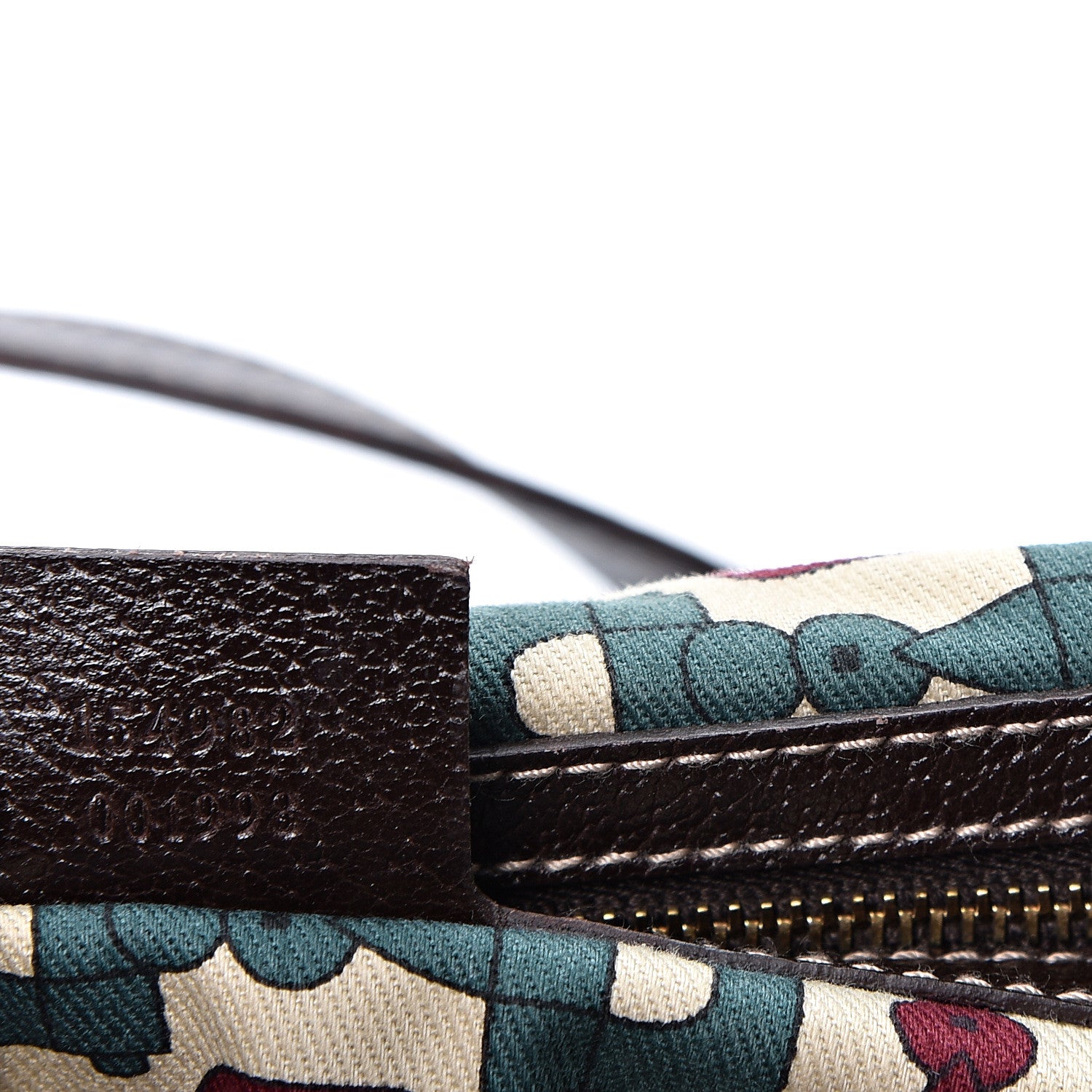 Gucci Monogram Suede Medium Charmy Shoulder Bag Dark Brown 6 of 9