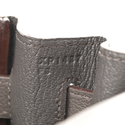 Hermes Evercolor Kelly Retourne 32 Etain 6 of 12