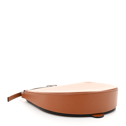 Loewe Soft Calfskin Heel Saddle Bag Tan 4 of 10