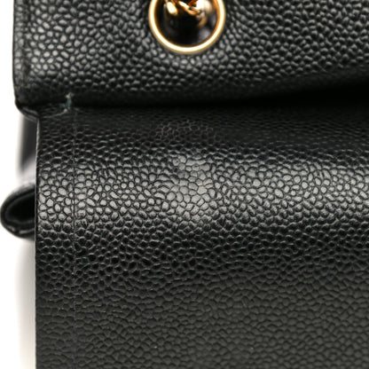 Chanel Caviar Quilted Small Double Flap Black 17 of 19