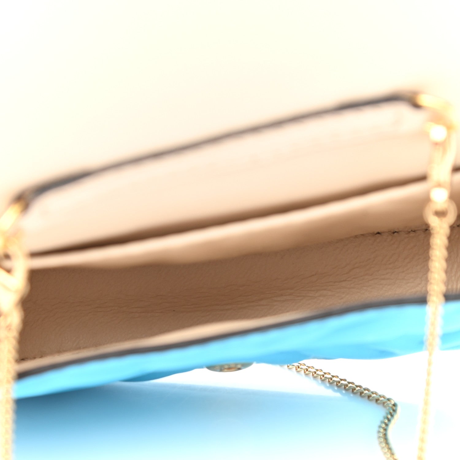 Fendi Nappa Matisse FF Embossed Nano Baguette Charm Pool 5 of 9