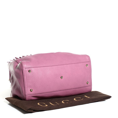 Gucci Pebbled Calfskin Medium Soho Shoulder Bag Fresia Rose 4 of 7