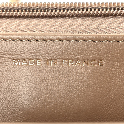 Chanel Caviar Quilted Wallet on Chain WOC Dark Beige 7 of 12