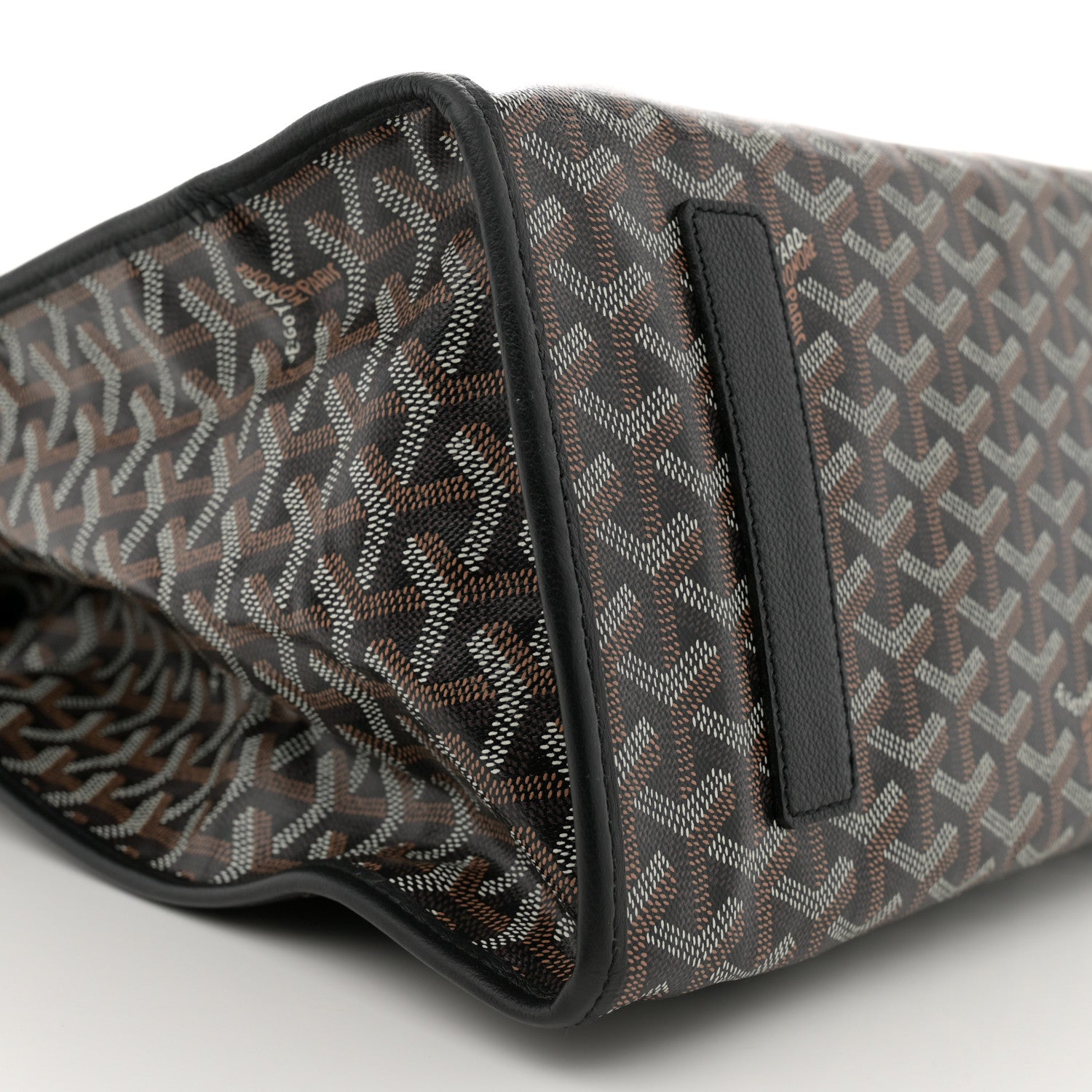 Goyard Goyardine Saint Leger Soft Briefcase Backpack Black 8 of 9