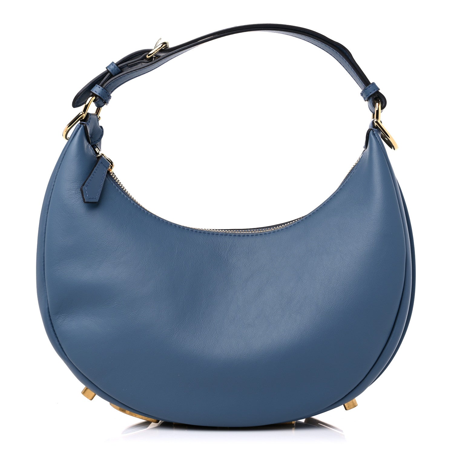 Fendi Vitello Grace Matte Small Fendigraphy Hobo Bag Mirto 1 of 10