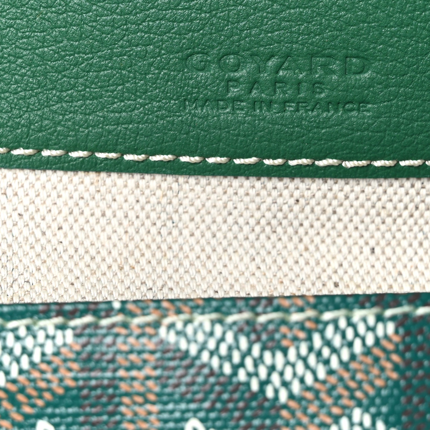 Goyardine Saint Louis PM Green