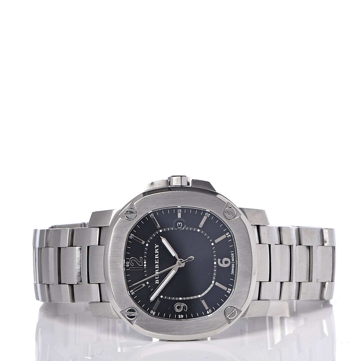 Burberry Stainless Steel 36mm The Britain Automatic Watch Black BBY1502 3 of 7
