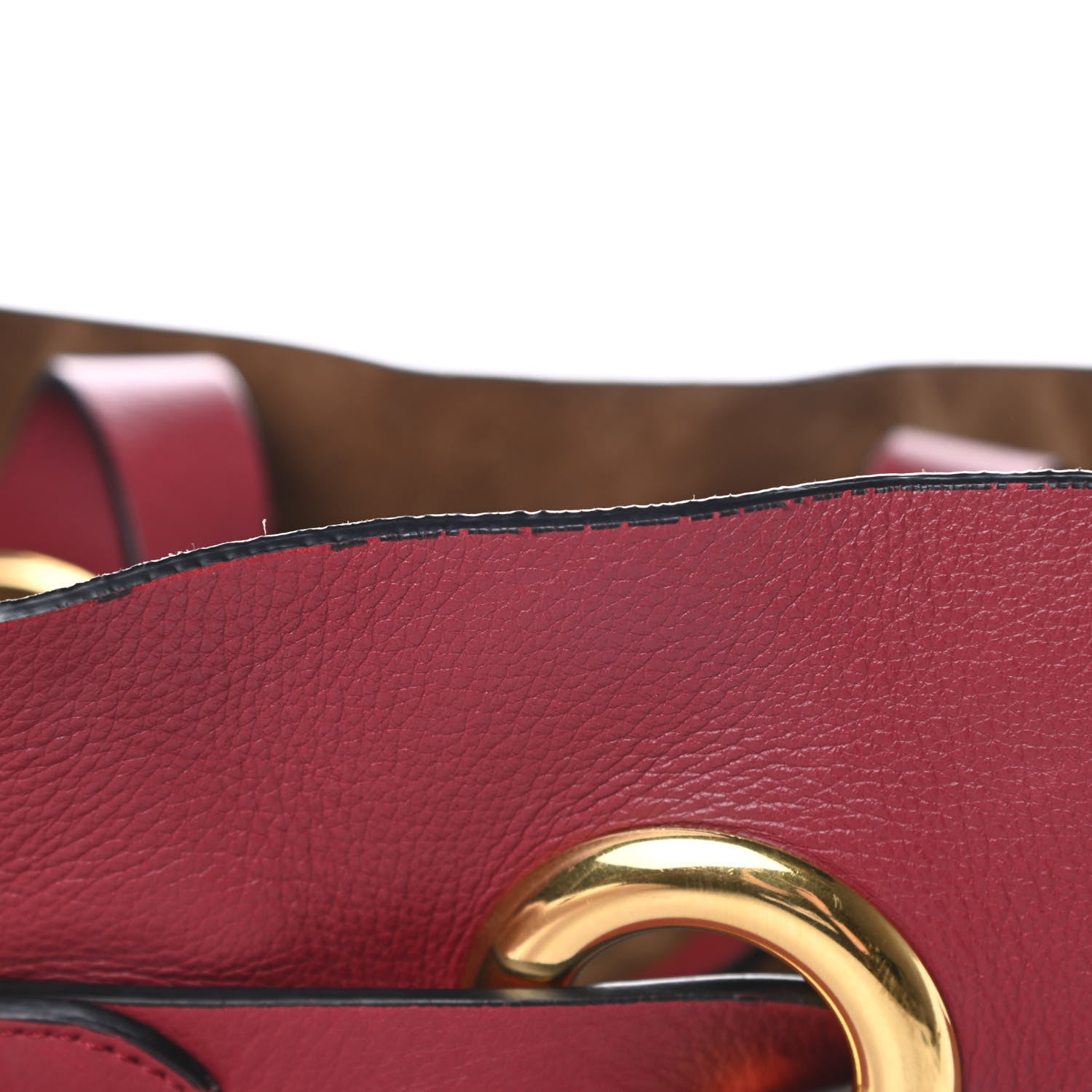 Burberry Calfskin Grommet Detail Backpack Crimson 9 of 10