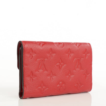 Louis Vuitton Empreinte Compact Curieuse Wallet Cherry 3 of 8