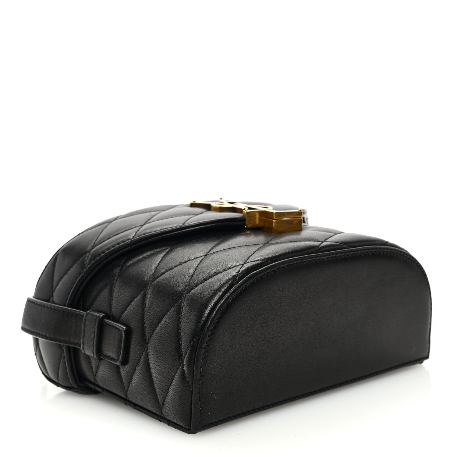 Saint Laurent Lambskin Matelasse Monogram June Box Bag Black 4 of 9