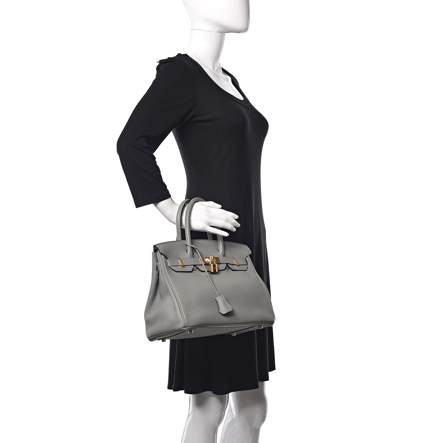 Togo Birkin 30 Gris Mouette