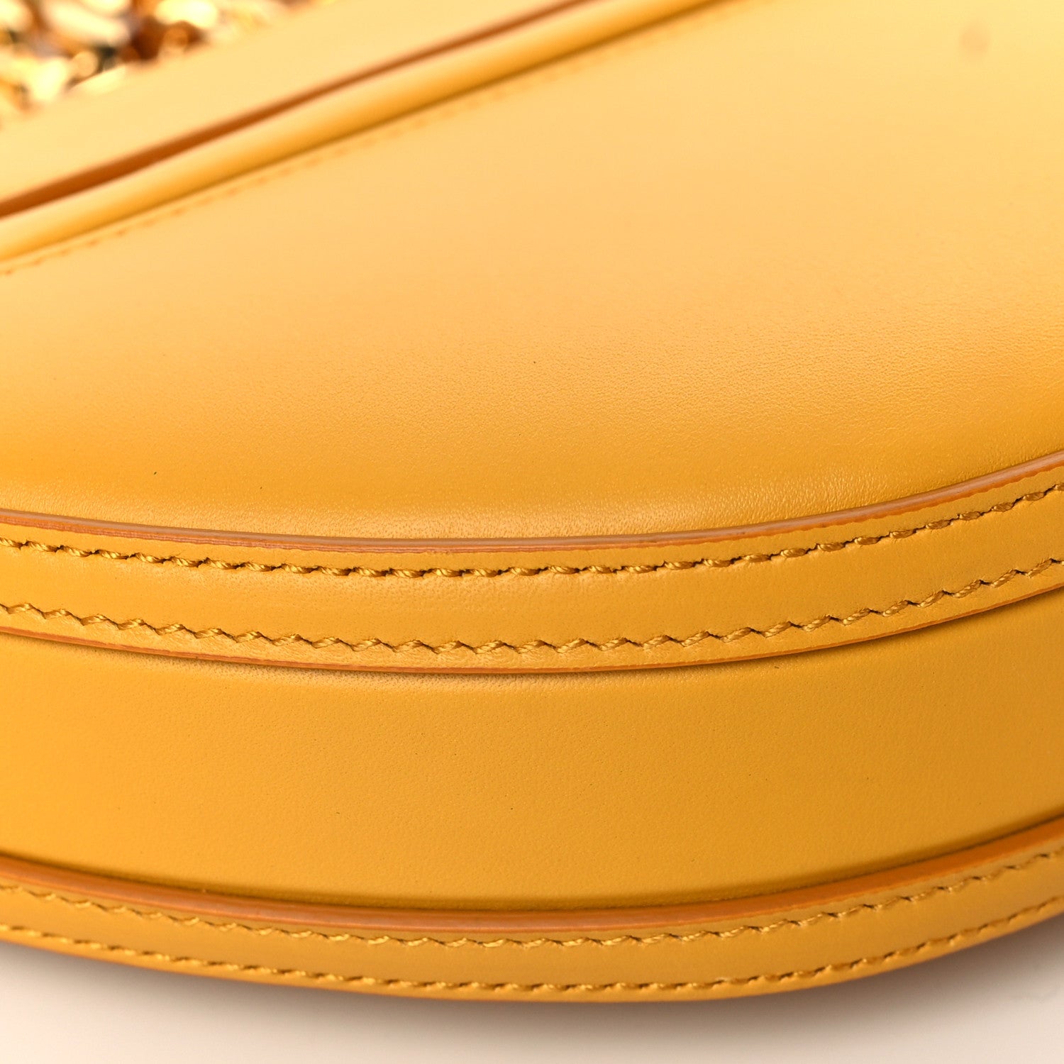 Burberry Calfskin Small Olympia Chain Shoulder Bag Marigold 8 of 10