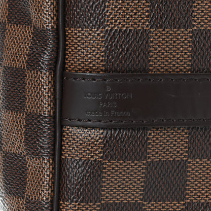 Louis Vuitton Damier Ebene Patches Speedy Bandouliere 30 7 of 10