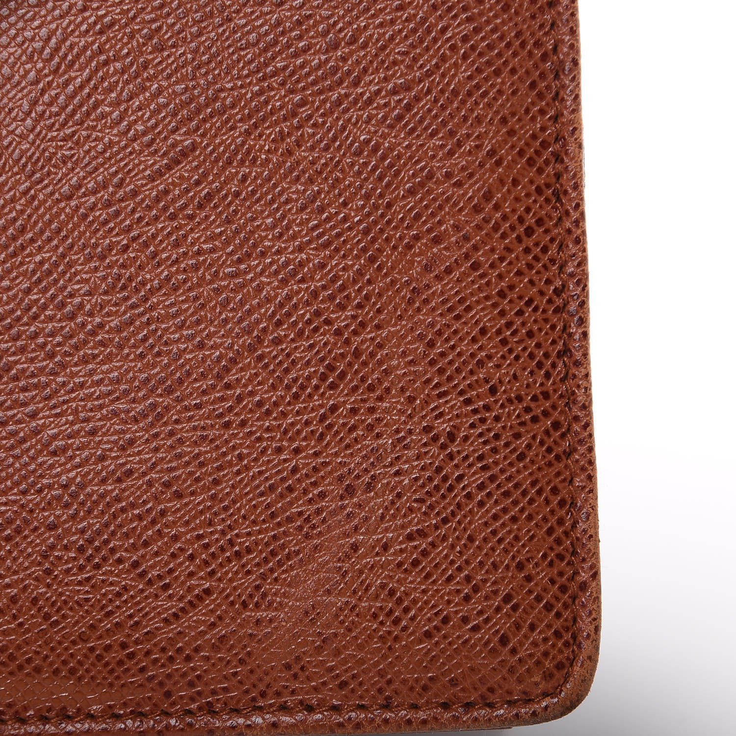 MCM Grained Calfskin Satchel Cognac 14 of 14