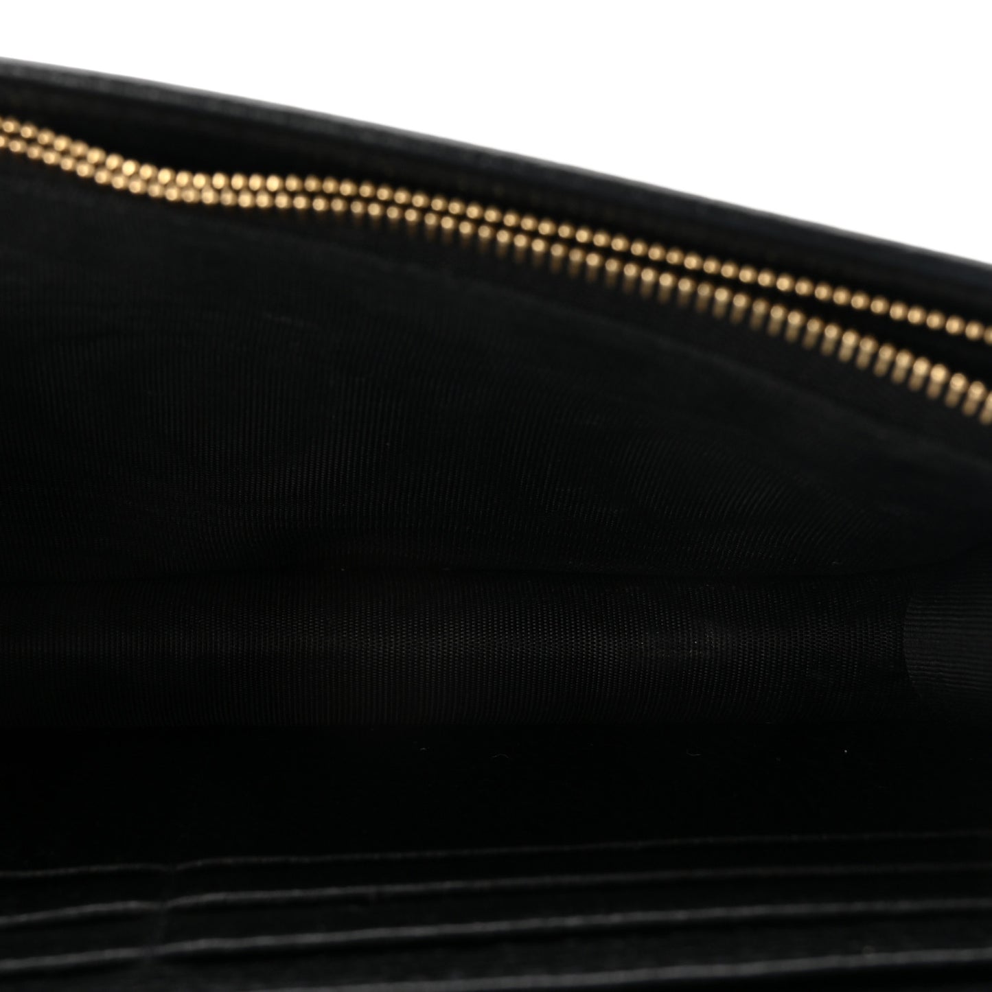 Calfskin Mini GG Marmont Chain Wallet Black