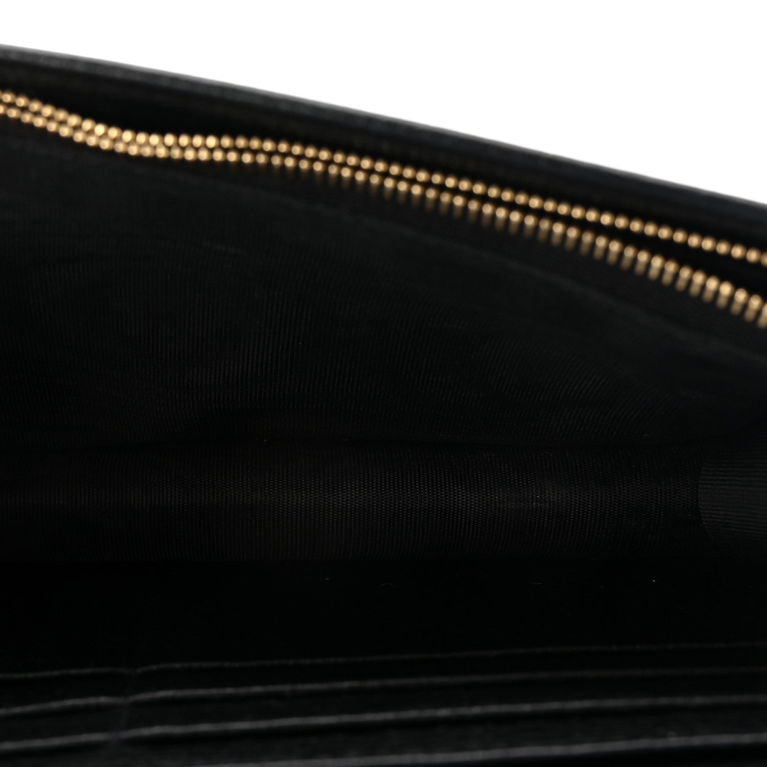 Gucci Calfskin Mini GG Marmont Chain Wallet Black 5 of 10