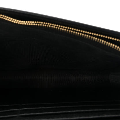 Gucci Calfskin Mini GG Marmont Chain Wallet Black 5 of 10