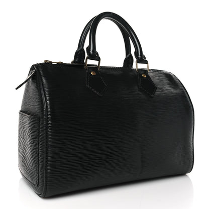 Louis Vuitton Epi Speedy 35 Black 3 of 10